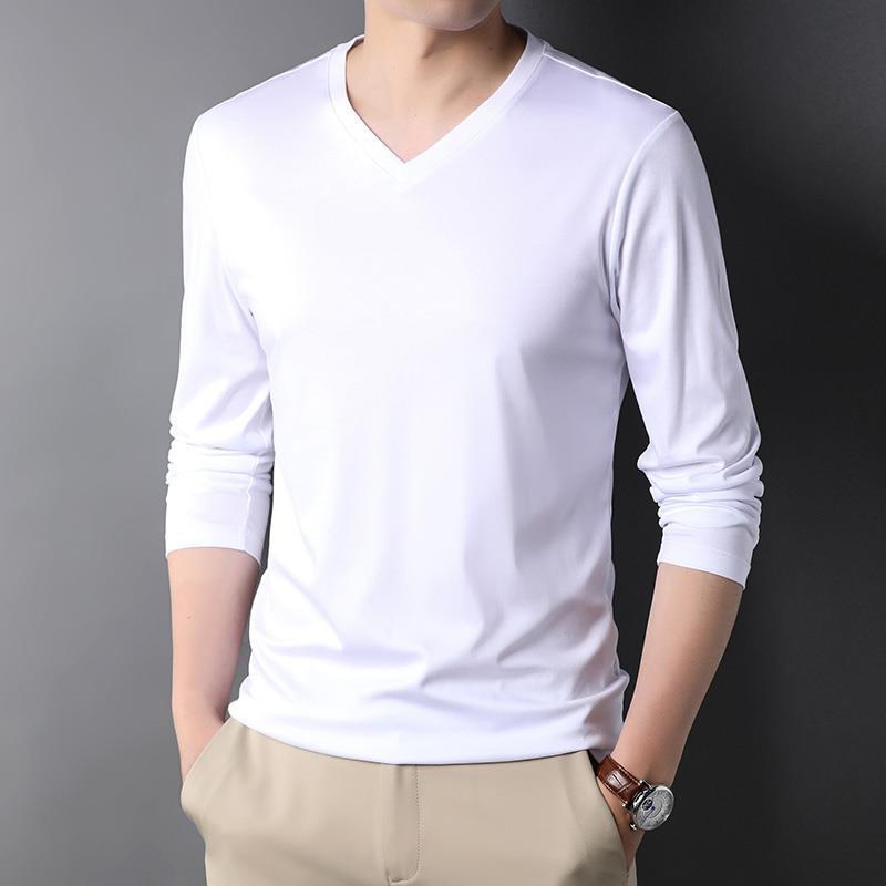 Stylish 2023 V-Neck Long Sleev - огляд і ціна Undershirt Crew Neck