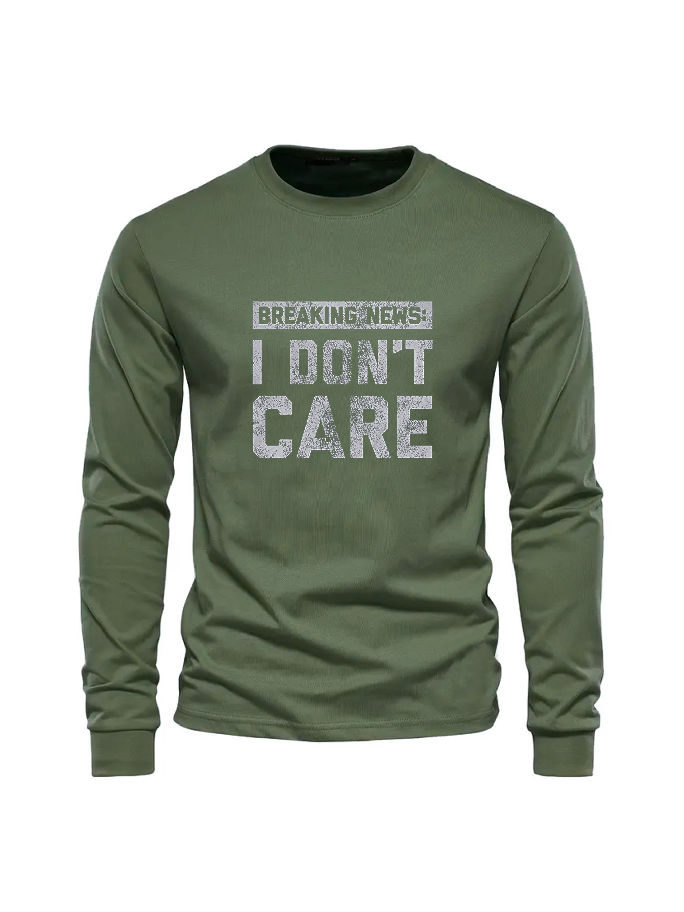 100 COTTONMen Crew Neck Long S - огляд і ціна Undershirt Crew Neck
