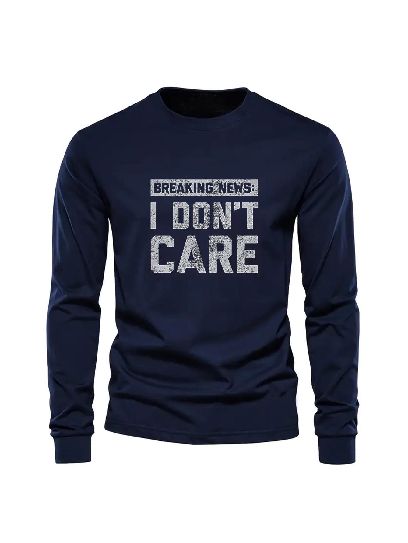 100 COTTONMen Crew Neck Long S - огляд і ціна Undershirt Crew Neck