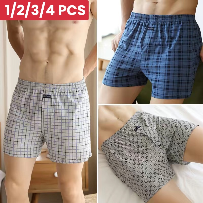 1/2/3/4PCS Plus Size M-XXXL Co - огляд і ціна Boxer Brief Pack Cotton