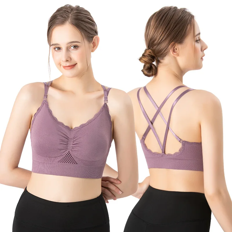 Sports Bra Lace Mesh Breathabl - огляд і ціна Quick Dry Underwear